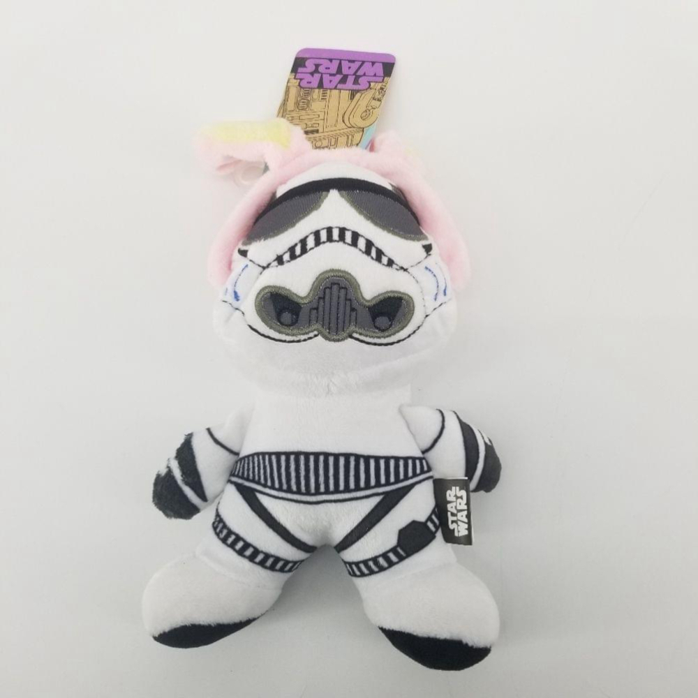 STAR WARS Easter Stormtrooper Bunny Squeaker Pet Toy NWT